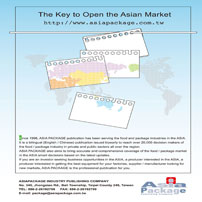 It is publication which is serving the food & package industries in Asia.