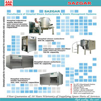 Manufacturer of Hospital Steam Autoclaves & Infectious Hospital Waste Sterilizers