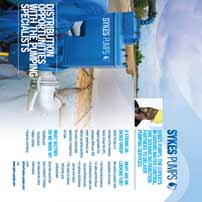 Pumps for dewatering, ground water control, sludge and slurry handling.