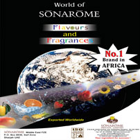Sonarome has supplied customers with quality flavours and fragrances.