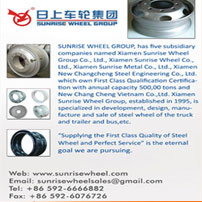 Specialized in development, design, manufacture and sale of steel wheel of the truck and trailer and bus,etc.